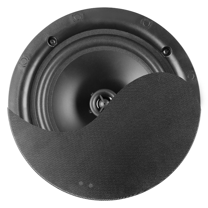 Difuzor incastrabil tavan, 2 cai, 30W RMS, 6.5", negru, Power Dynamics NCSS6B