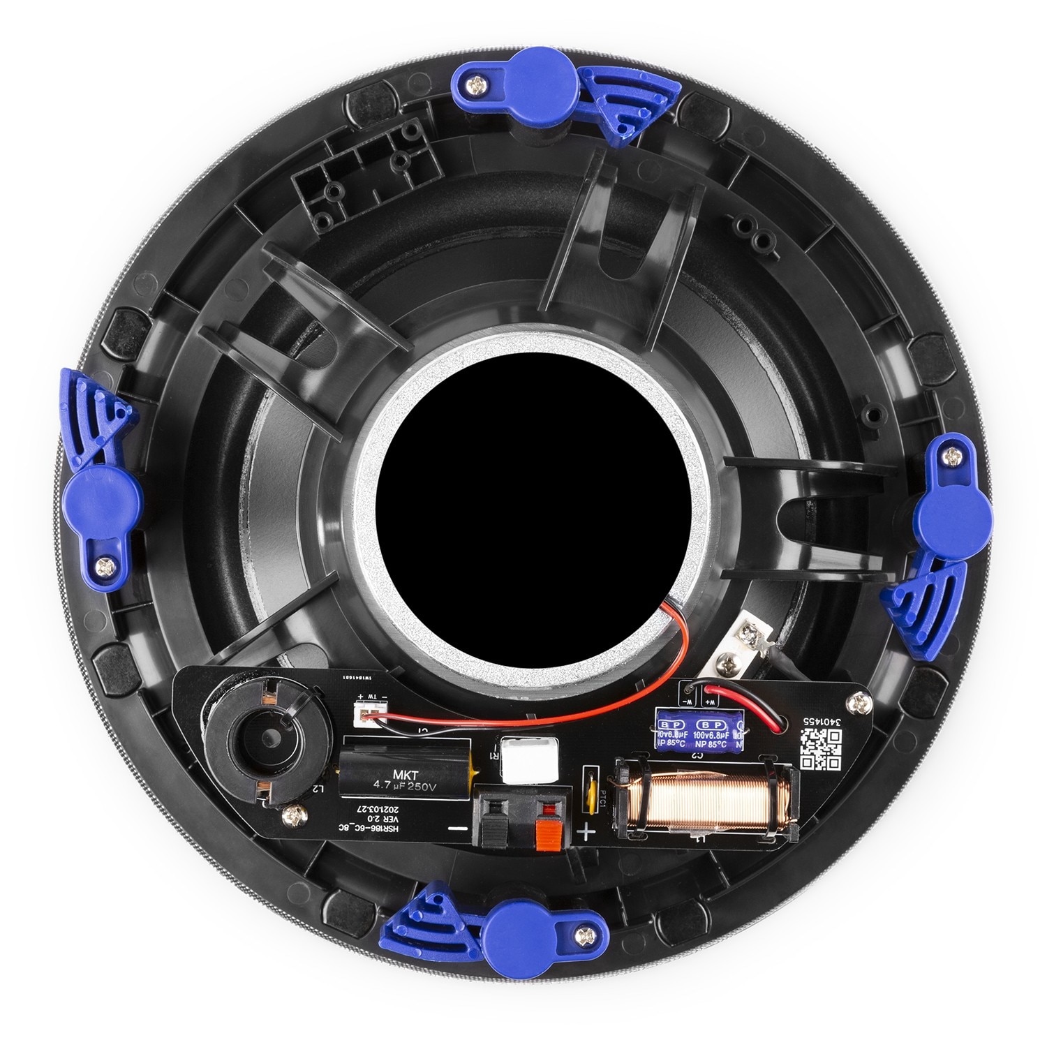 Difuzor incastrabil tavan, 2 cai, 30W RMS, 6.5", negru, Power Dynamics NCSS6B