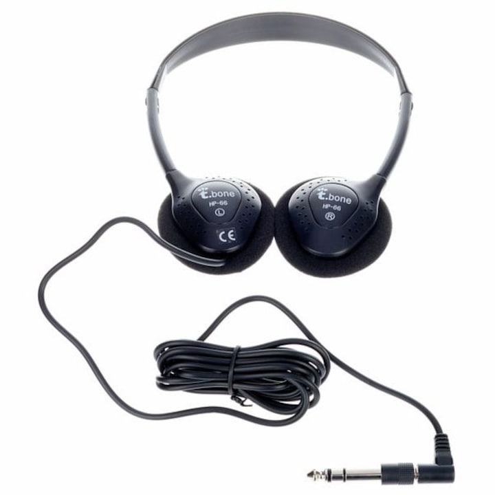 Casti Audio the t.bone HP 66, Cu fir lung de 2 metri