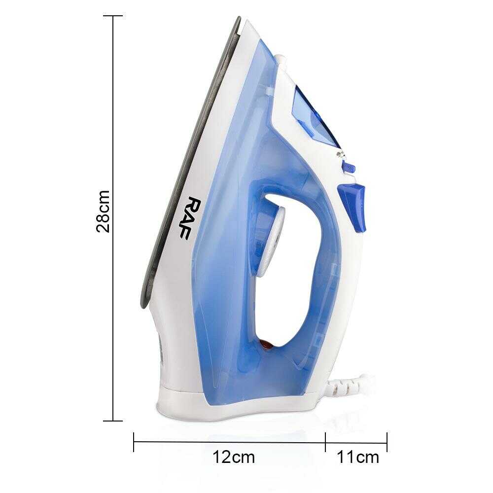 Fier de călcat cu aburi Raf R.1246B, cu termostat, rezervor de apă de 250 ml, 2200 W