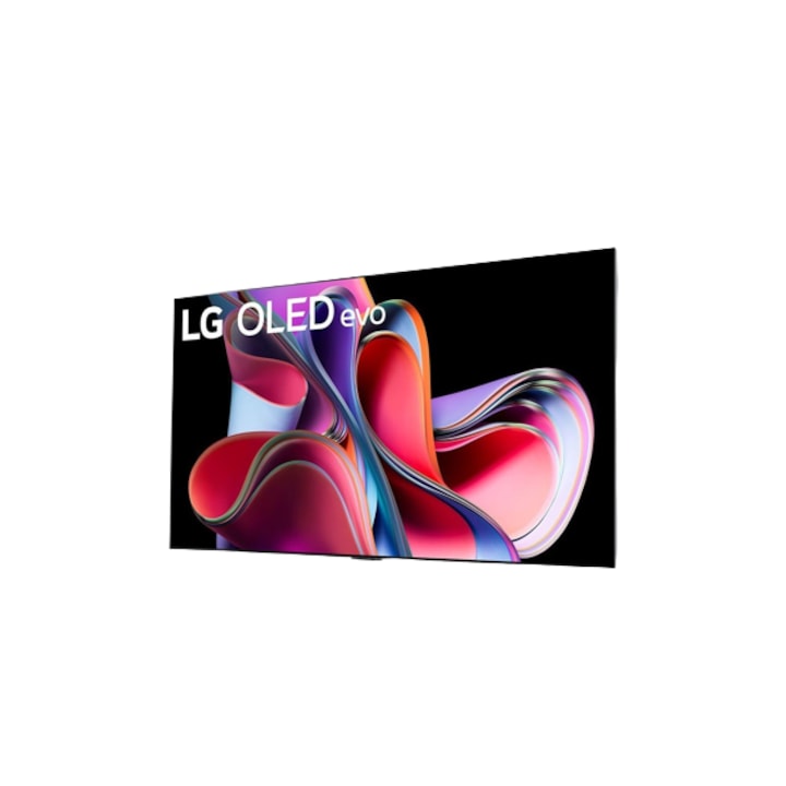 Televizor OLED LG OLED77G39LA, Smart TV 4K UHD, HDR, control vocal, functie de inregistrare, 120 Hz, 195 cm, negru