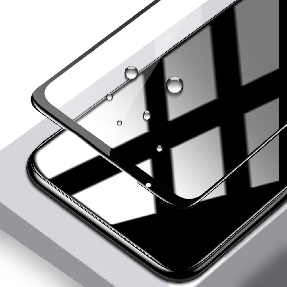 Folie de protectie pentru iPhone 16 Plus Full Glue Tempered Glass BLACK