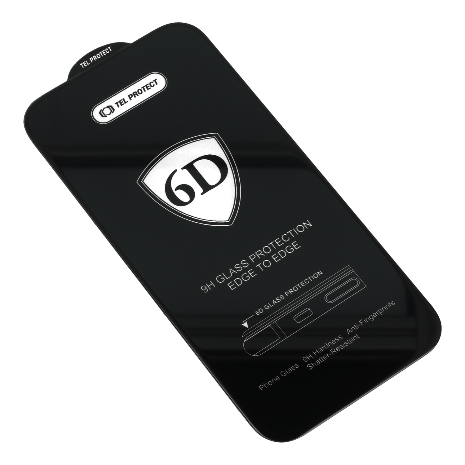 Folie de protectie pentru iPhone 16 Plus Full Glue Tempered Glass BLACK