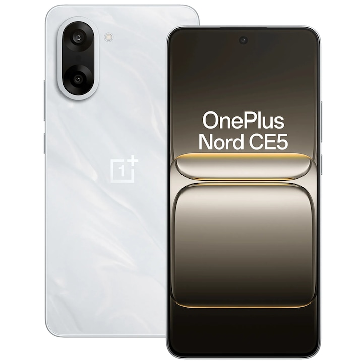 Telefon mobil OnePlus Nord CE5, 8GB RAM, 128GB, 5G, Marble Mist