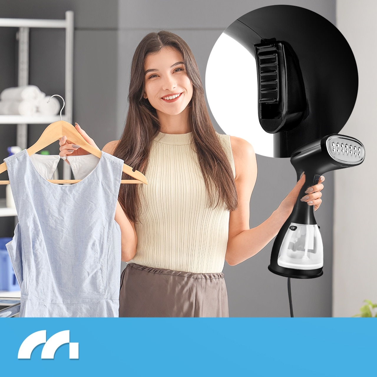 Aparat De Calcat Vertical Cu Abur, Maltec, Hds5000W, Negru/Rosu, Putere 1500 W, Capacitate Rezervor 280 ml, Set 7In1, Oprire Automata, Calcare Verticala, Randament Abur Pana La 32 G/Min, Negru