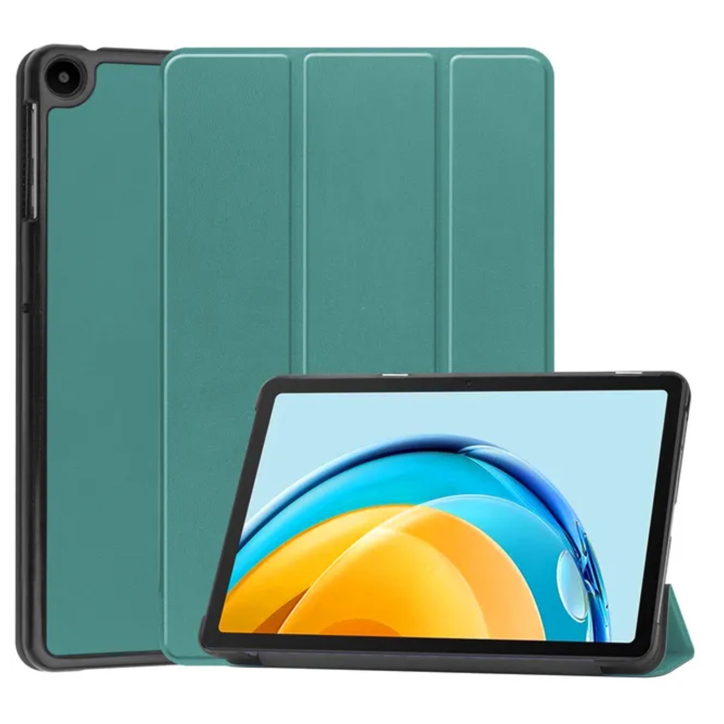 Husa tip carte pentru tableta Huawei MatePad SE 10.4, culoare Verde Inchis