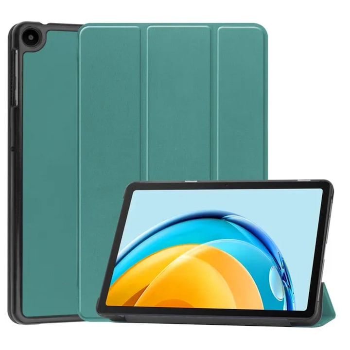 Husa tip carte pentru tableta Huawei MatePad SE 10.4, culoare Verde Inchis