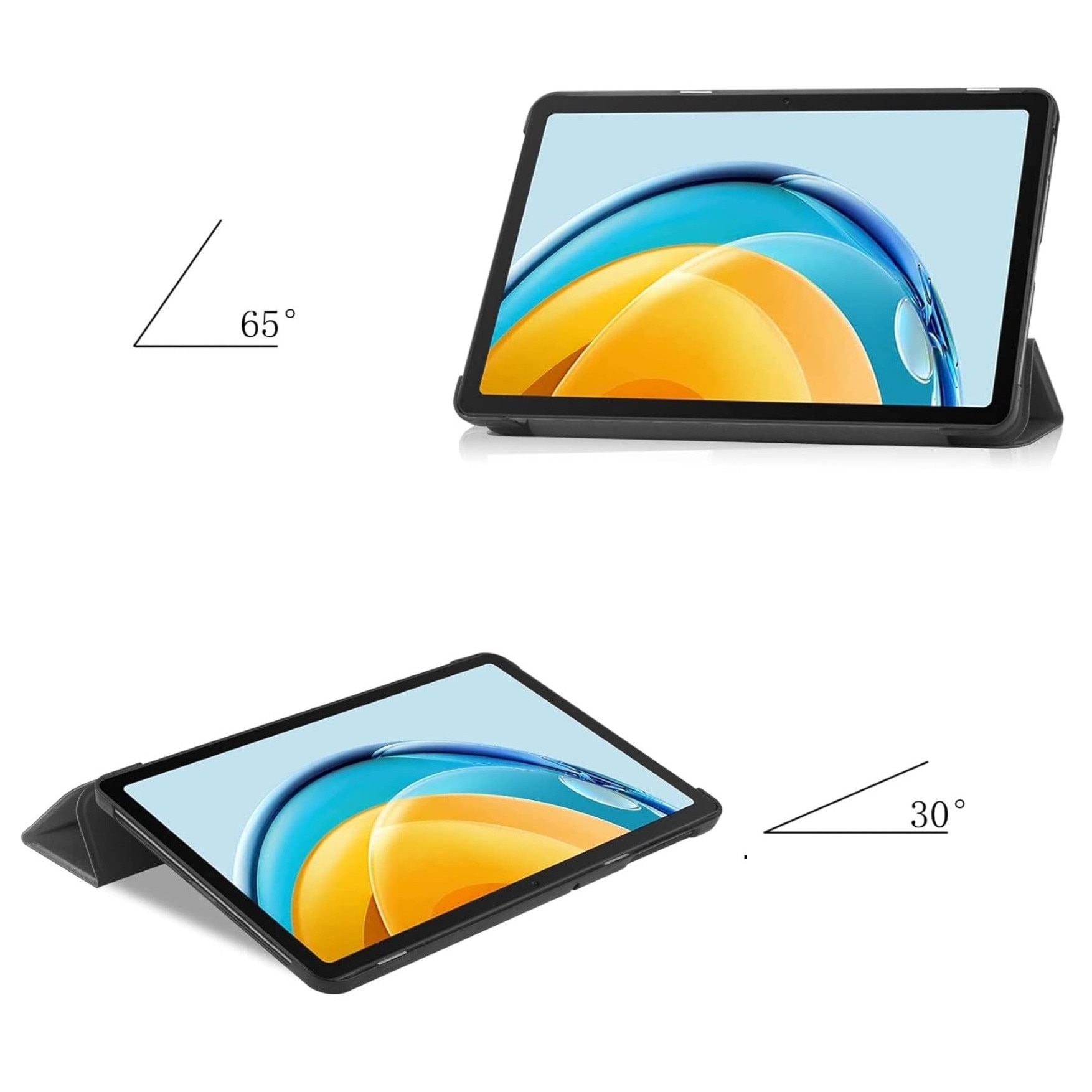 Husa tip carte pentru tableta Huawei MatePad SE 10.4, culoare Verde Inchis