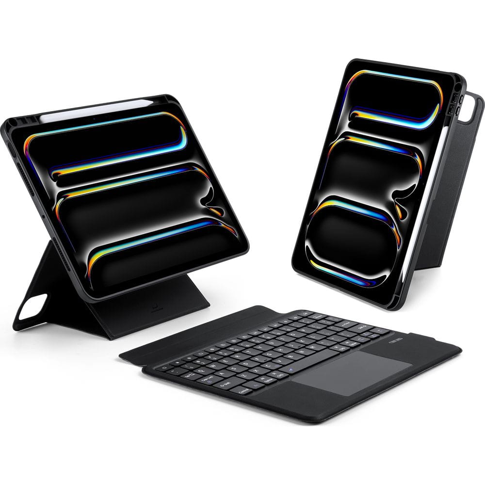 Husa Dux Ducis Bluetooth DK Series pentru iPad Pro 11 „5th gen 2024, negru