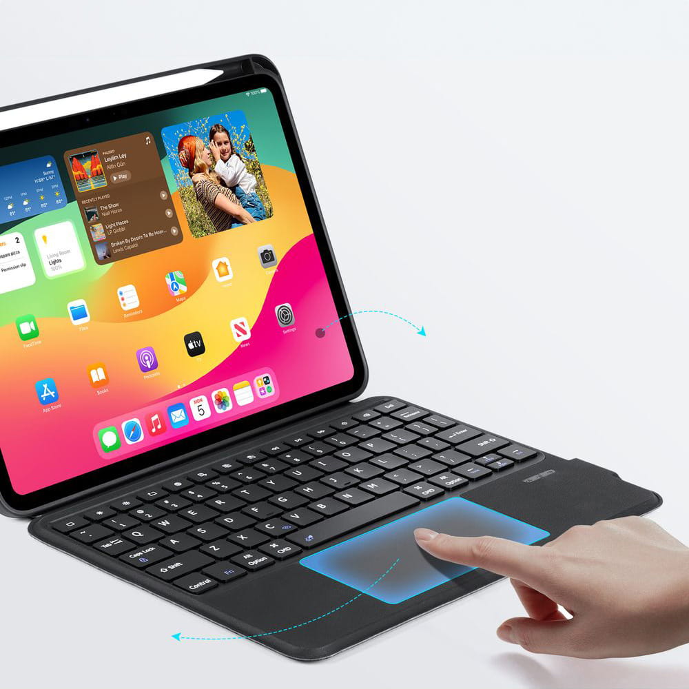 Husa Dux Ducis Bluetooth DK Series pentru iPad Pro 11 „5th gen 2024, negru