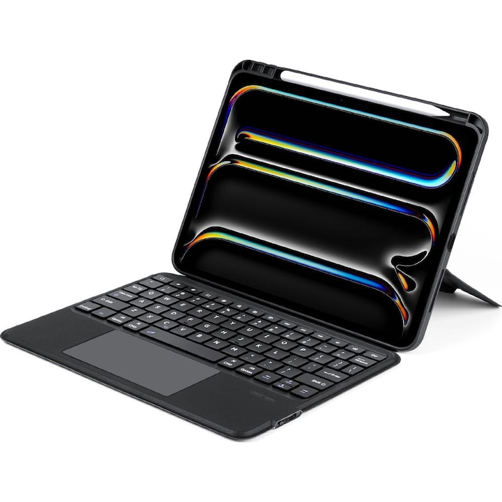 Husa Dux Ducis Bluetooth DK Series pentru iPad Pro 11 „5th gen 2024, negru