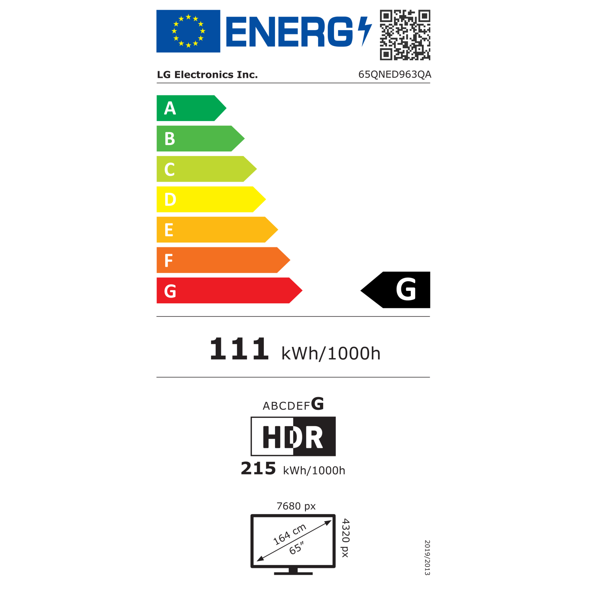 Televizor LG 65QNED963QA Smart QNED 8K UHD de 65 inchi (65QNED963QA)