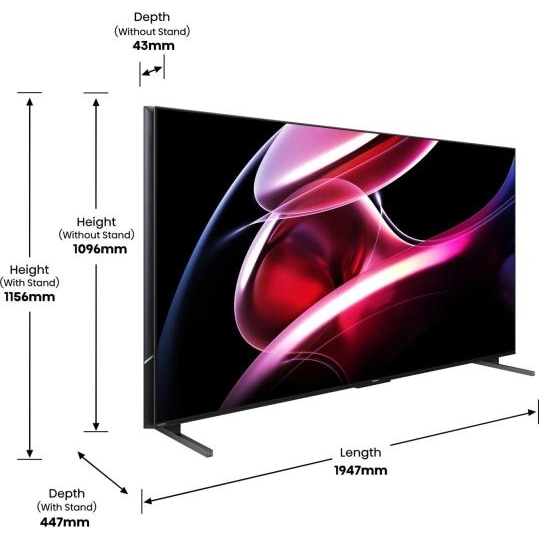 Televizor HISENSE Mini-LED ULED 85UXKQ, 216 cm, Smart, 4K Ultra HD, 144 Hz, Clasa F
