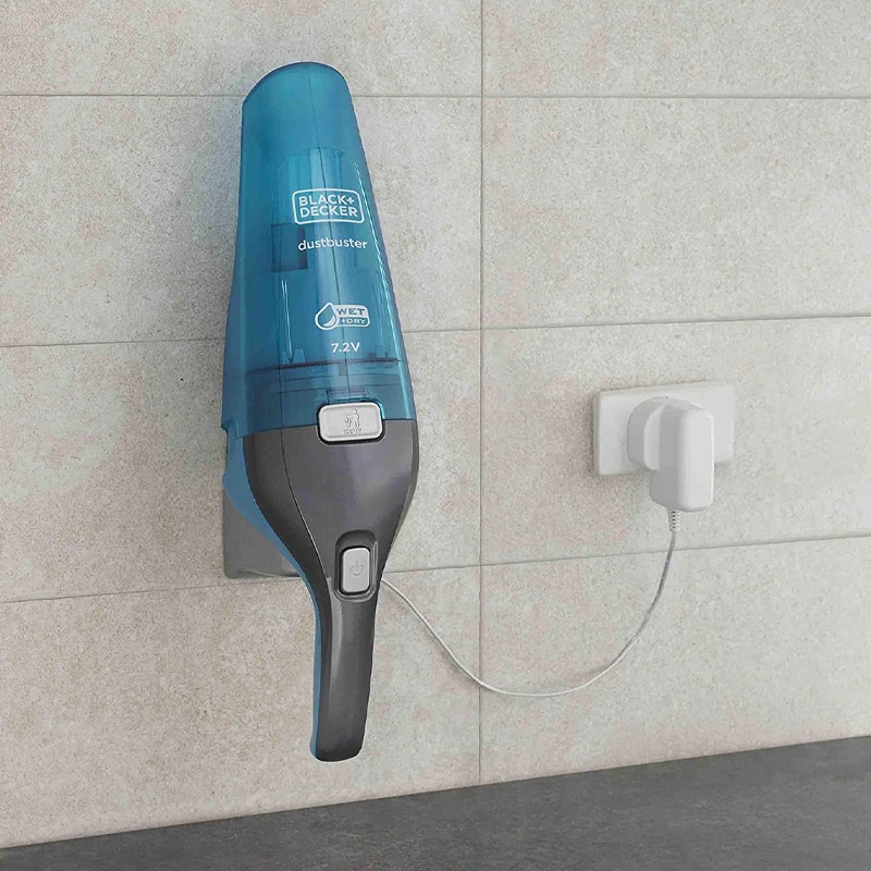 Aspirator de mana "DUSTBUSTER" umed-uscat, cu acumulator Li-Ion, 7.2 V, 1.5 Ah, WDC215WA-QW