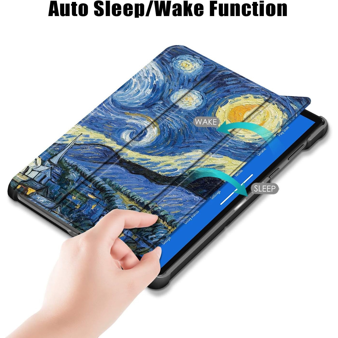 Husa Sigloo pentru tableta Lenovo Tab 10.1", slim, piele ecologica, 2025
