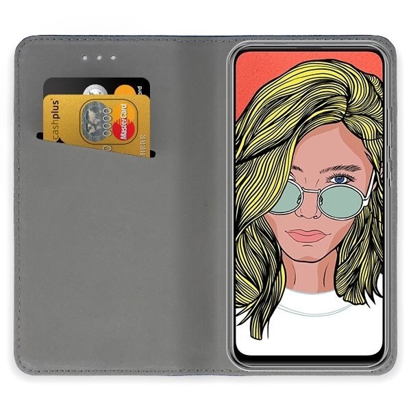 Husa HUAWEI P Smart Z - Flip Magnet TSS, Bleumarin