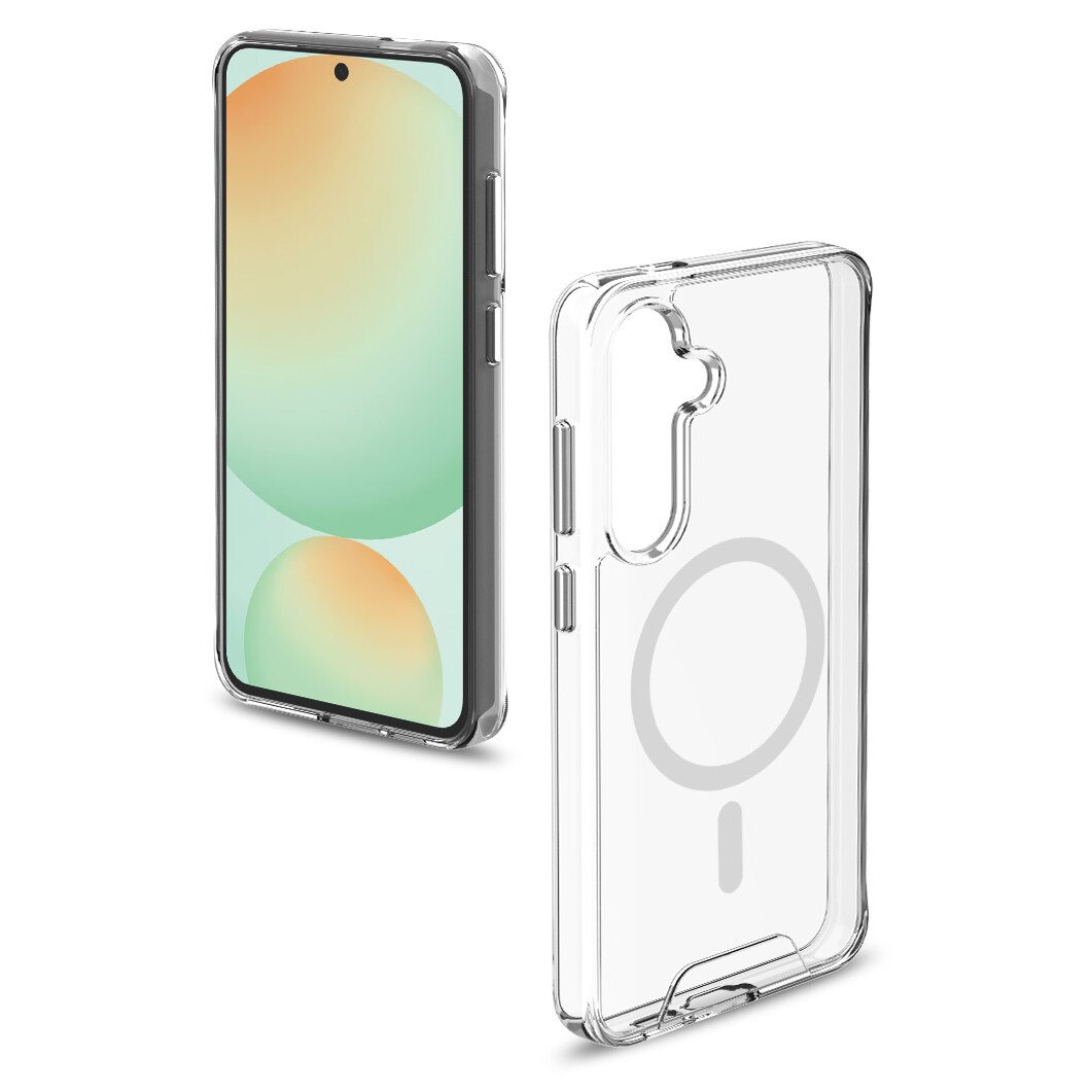 Husa de Protectie, Compatibila Samsung Galaxy S24 FE, Doctor Shield Fantom, MagSafe -Transparent