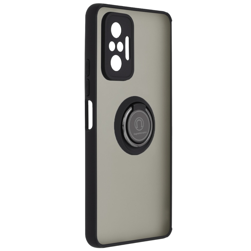 Husa pentru Xiaomi Redmi Note 10 Pro / Note 10 Pro Max, Techsuit Glinth, Black