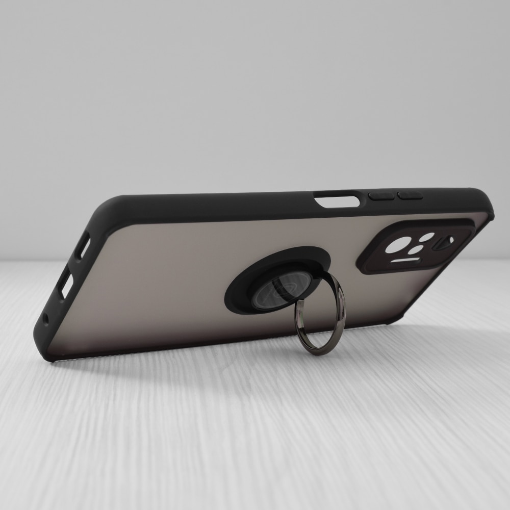 Husa pentru Xiaomi Redmi Note 10 Pro / Note 10 Pro Max, Techsuit Glinth, Black