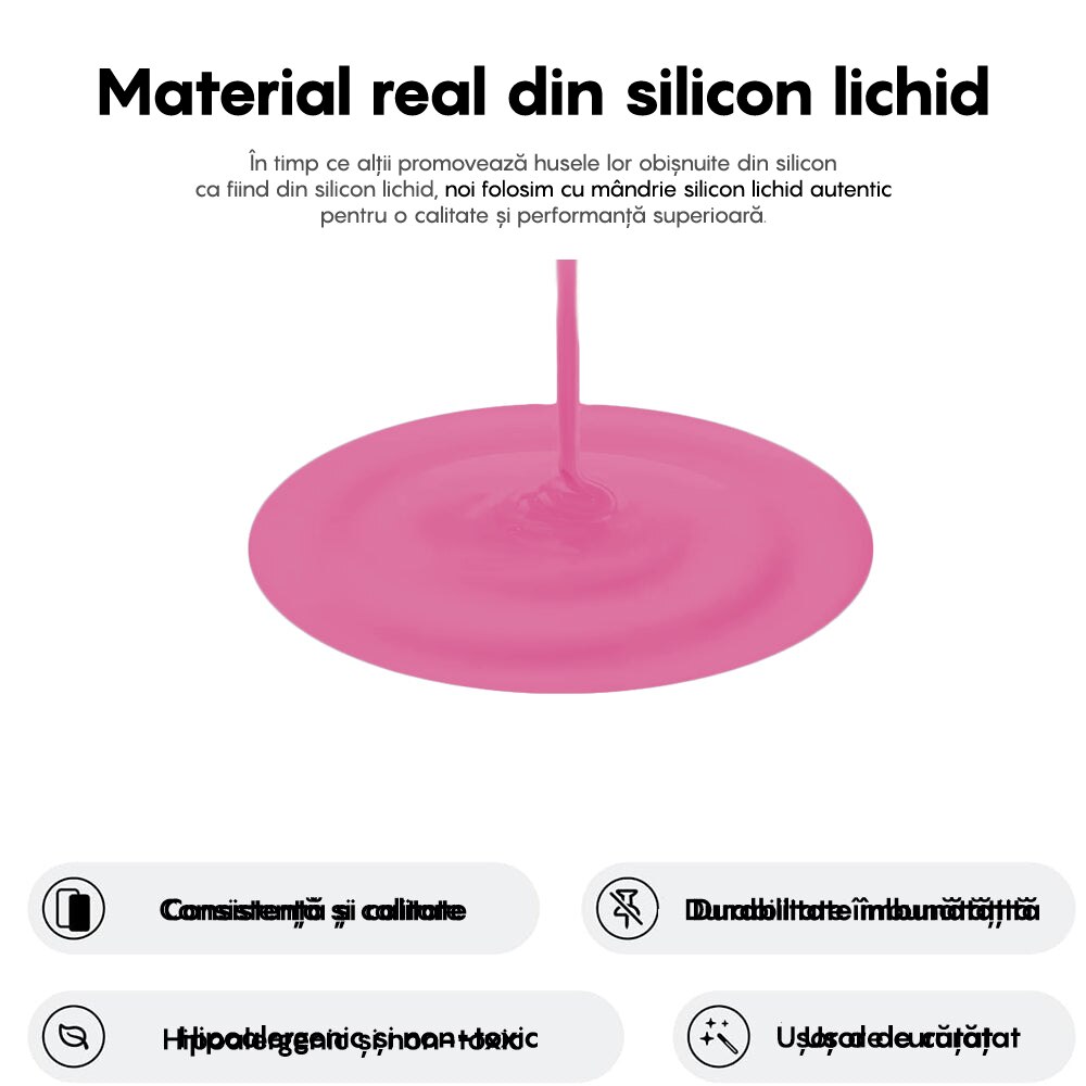 Husa CASEY STUDIOS™ compatibila cu iPhone 16 Plus, Soft Silicone Premium, Microfibra in Interior, Fuchsia, de Protectie, Ultra Slim, pentru Incarcare Wireless, Margini Ridicate de Protectia Ecranului si a Camerelor