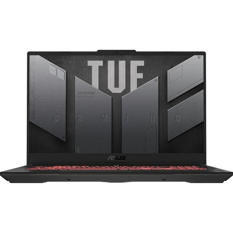 Laptop Gaming ASUS TUF A17 FA707NUG, procesor AMD Ryzen 7 7445HS, 17.3'' Full HD, 48 GB DDR5, 256 GB SSD, NVIDIA GeForce RTX 4050 6GB GDDR6