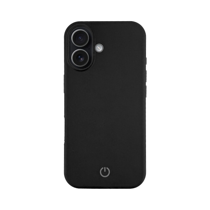 Husa de protectie CENTO Rio compatibila cu Apple Iphone 17, Negru, Silicon Premium Mat, Slim, Anti zgarieturi, Anti soc, cu margini ridicate pentru protectia ecranului si a camerei