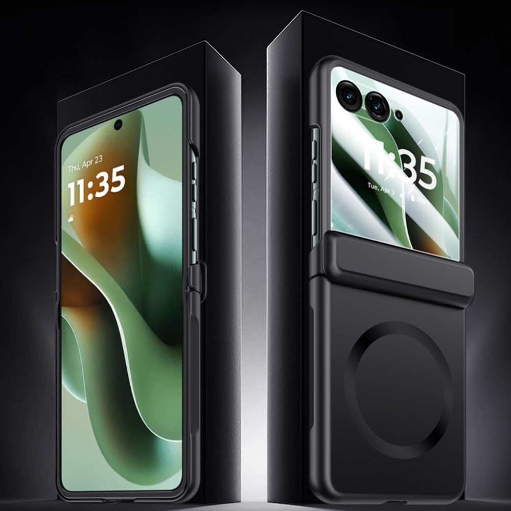 Husa telefon, XGSM, compatibila cu MagSafe, neagra, pentru Motorola Razr 60 Ultra 5G