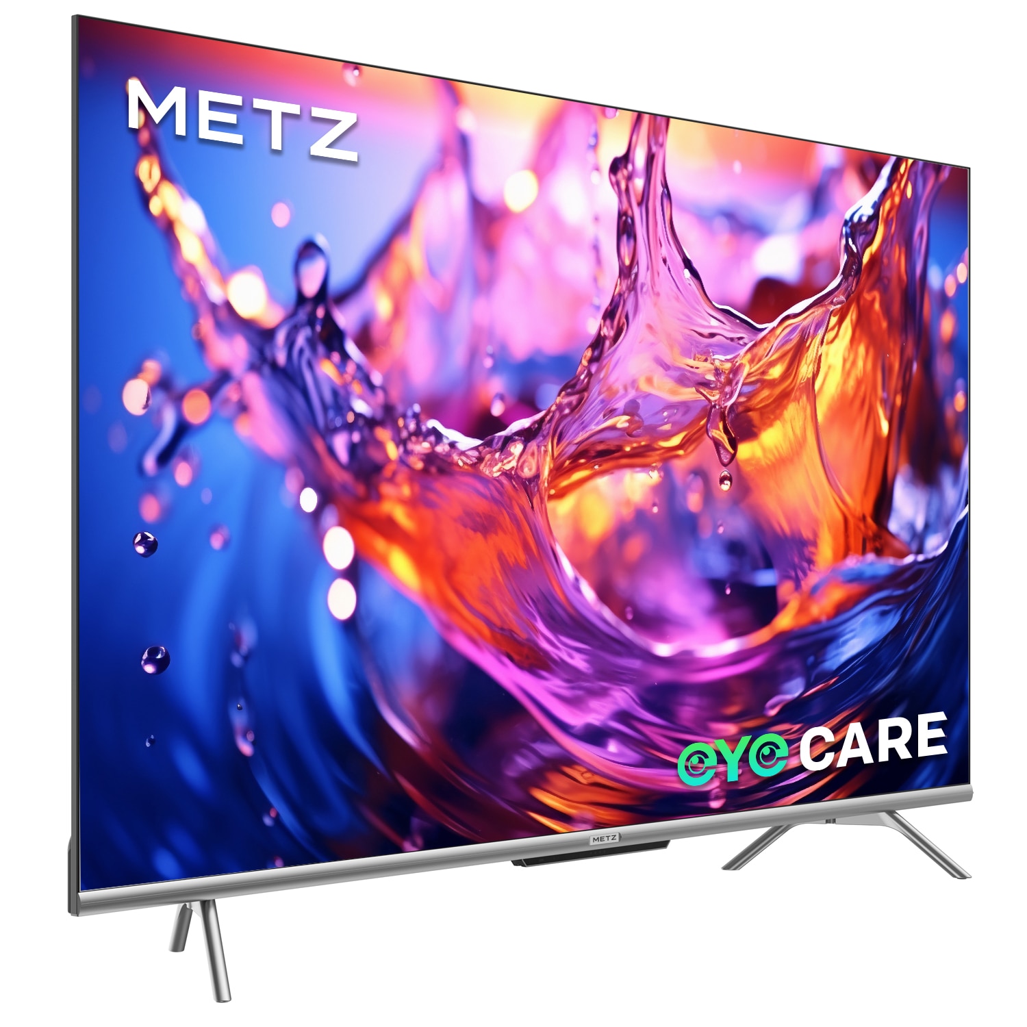 Televizor METZ LED 55MUD7000, 139 cm, Smart Google TV, 4K Ultra HD, Clasa F (Model 2024)