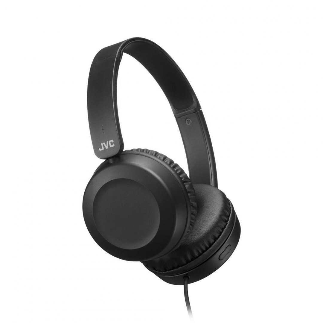 Casti on-ear cu fir, JVC, Negru