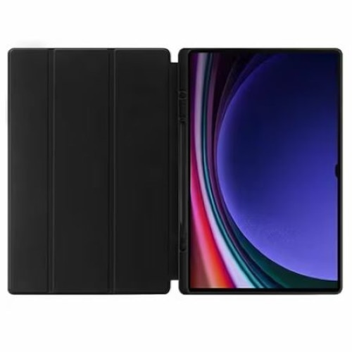 Husa Smart Cover compatibila cu Samsung Galaxy Tab S9 Plus/S9 FE Plus 12.4inch, Slot Pen, Negru, TELGORBCS