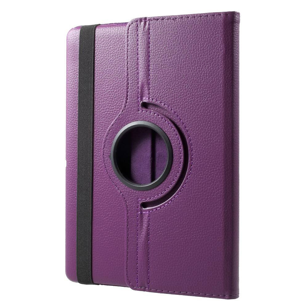 Husa Rotativa Tableta pentru Apple iPad Air 2, Stand Portret si Landscape, Inchidere Sigura, Prindere Elastica, Smart Design, Universala 10, Mov