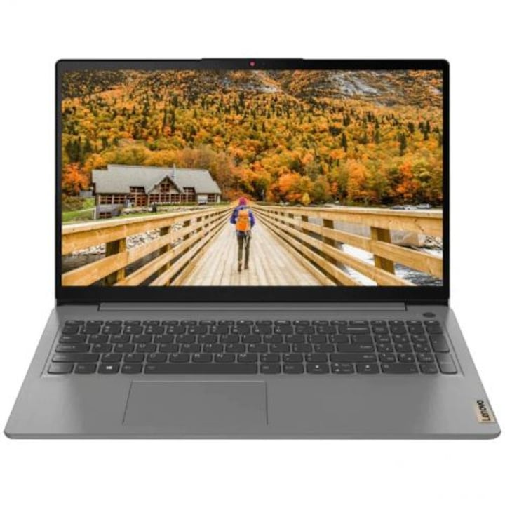 Laptop Lenovo IdeaPad 3 15ALC6, 15.6" Full HD, AMD Ryzen™ 5 5500U pana la 4 GHz, 8 GB RAM DDR4 3200, 512 GB SSD, AMD Radeon Graphics, Free Dos, Arctic Grey 512 GB