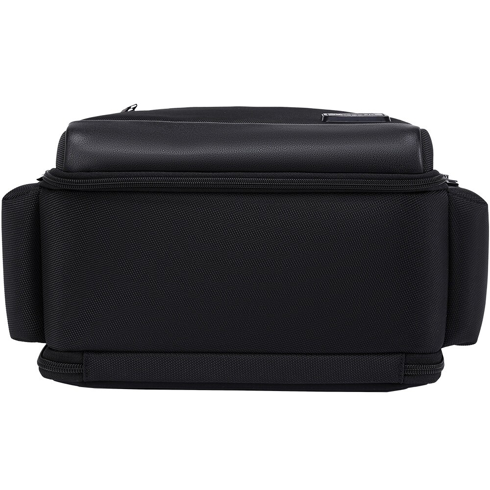 Rucsac business pentru barbati, compartiment separat pentru laptop 15.6 inch, business elegant cu port USB TYPE-C, din poliester este rezistent la apa si se fixeaza de valiza, JOLAR. KB02319BK Negru