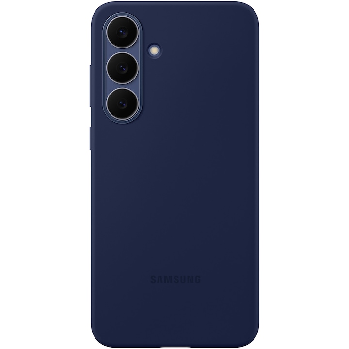 Husa de protectie Samsung Silicone Case pentru Galaxy S25 FE, Dark Blue