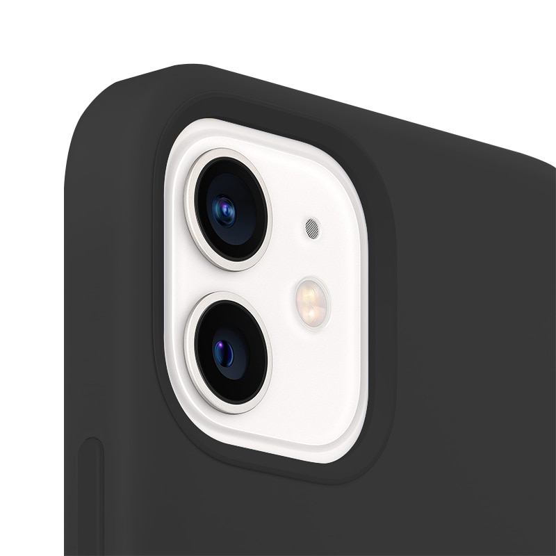 Husa de protectie pentru iPhone 11, Silicon, Black
