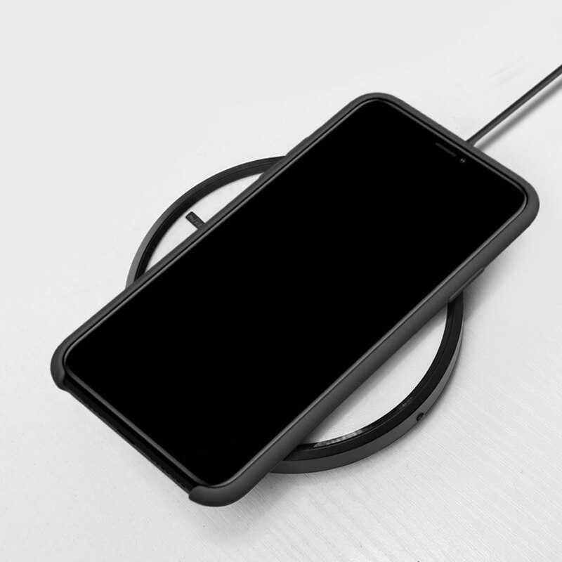 Husa de protectie pentru iPhone 11, Silicon, Black