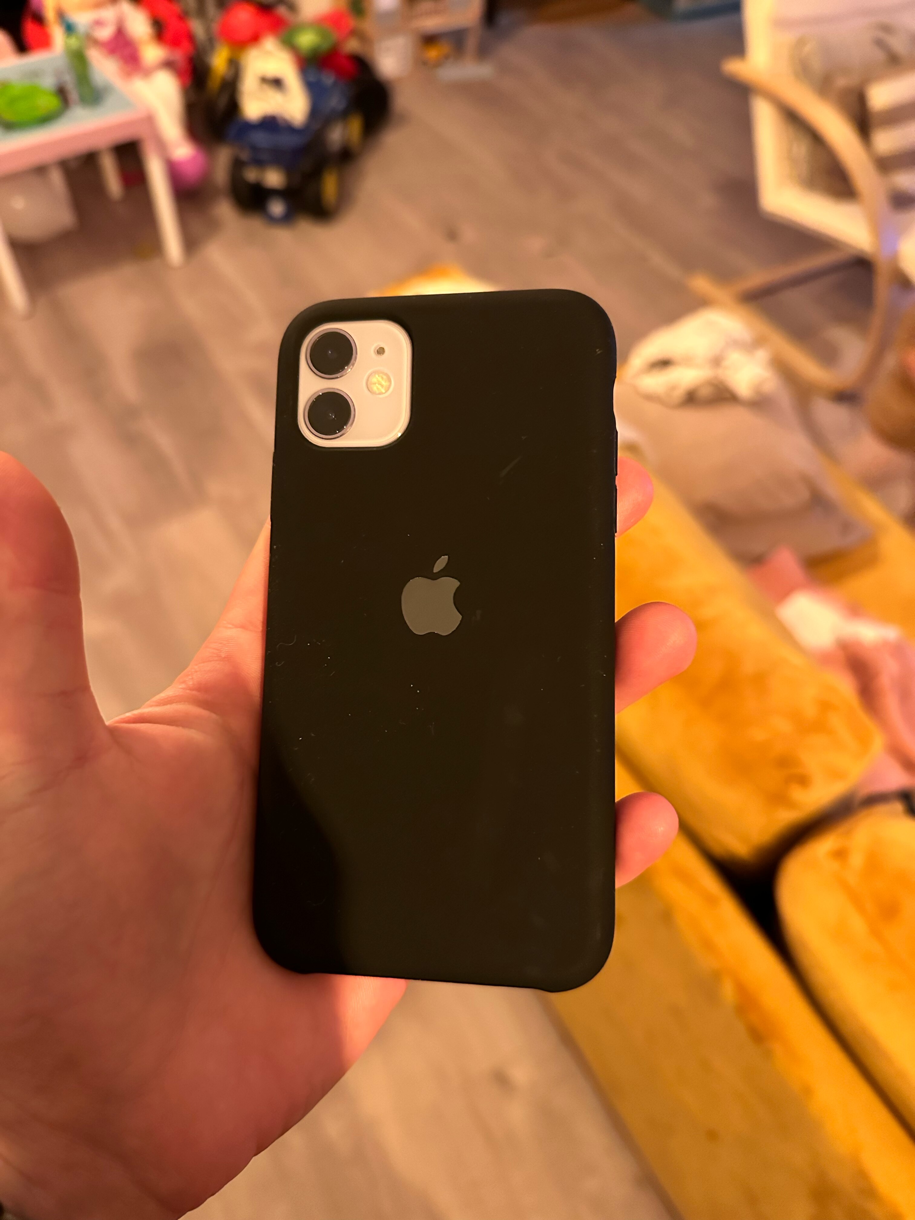 Husa de protectie pentru iPhone 11, Silicon, Black