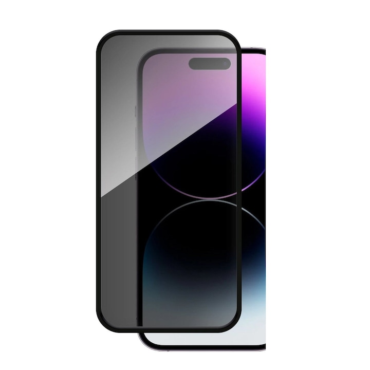 Folie sticla WOZINSKY Privacy compatibila cu iPhone 16 Black