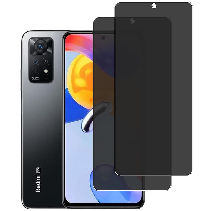 Set 2 Folii Privacy Compatibile cu Xiaomi 11T/ 11T Pro, Full Cover, 6D, Calitate Premium