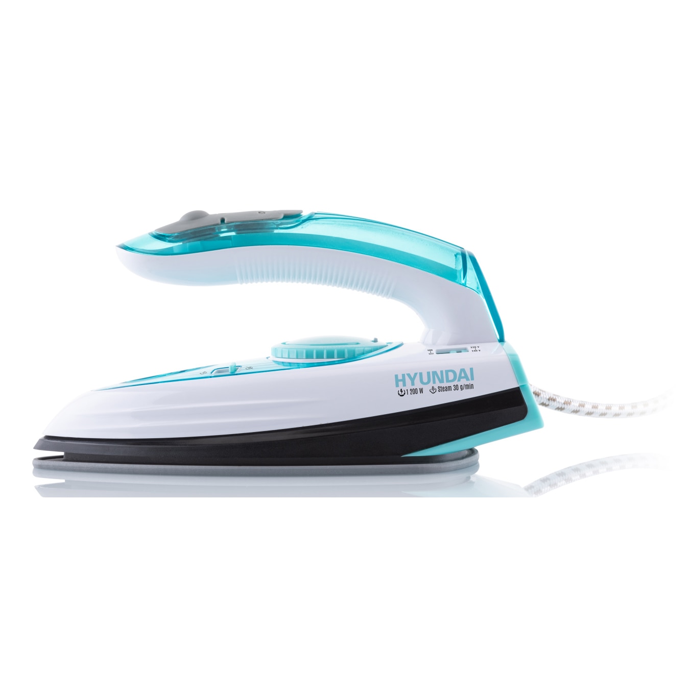 Fier de calcat, Hyundai, SI990 Travel, 1200W, Albastru/Alb