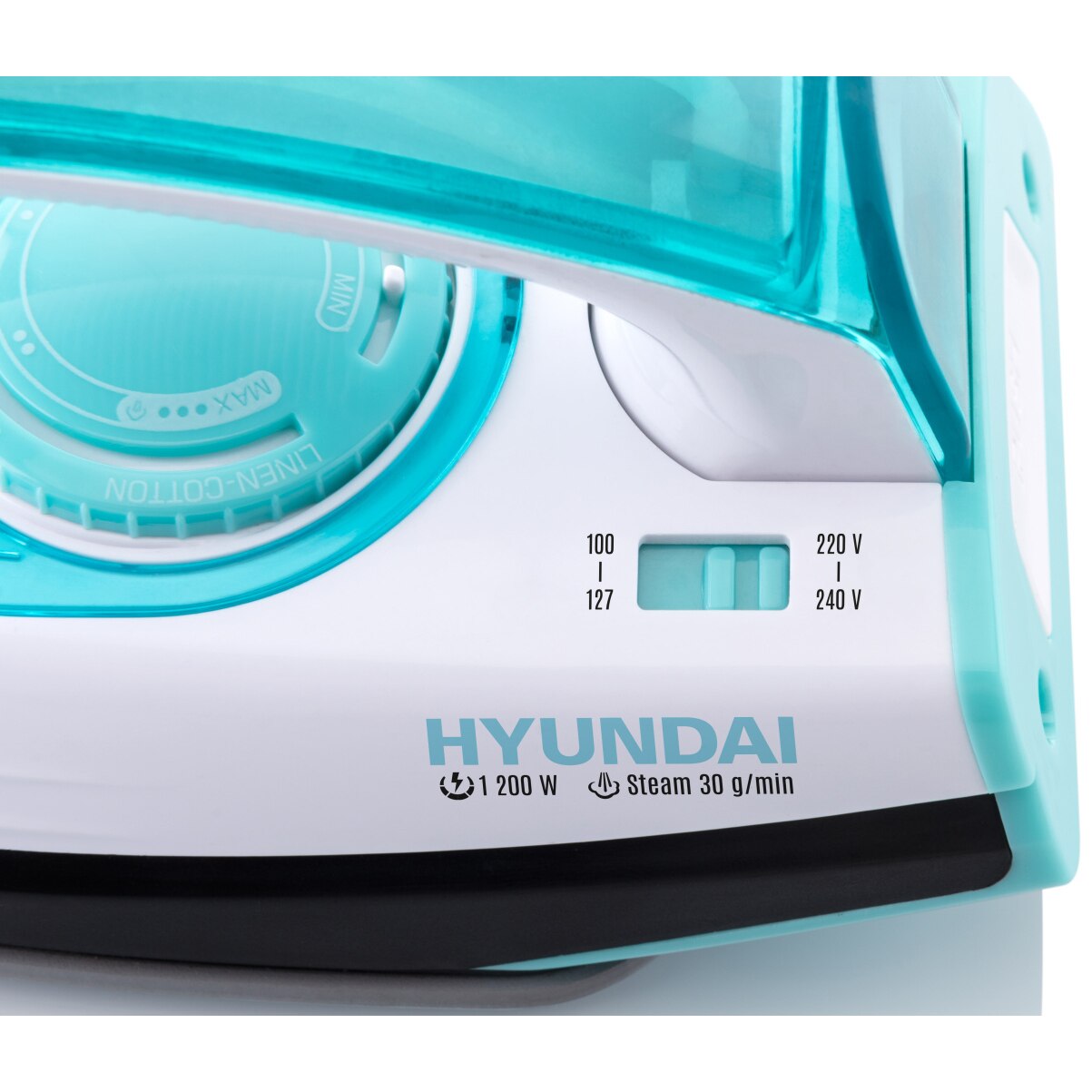 Fier de calcat, Hyundai, SI990 Travel, 1200W, Albastru/Alb