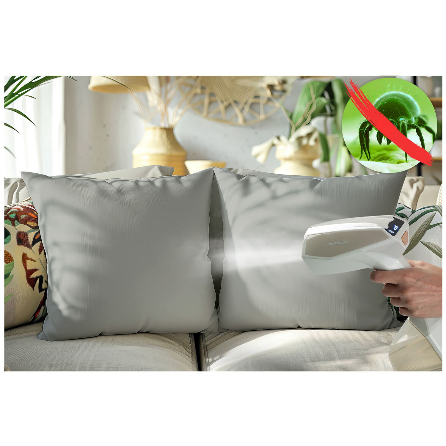 Parownica Berdsen BD-300, 2000W, 45g/min, 360ml, set complet