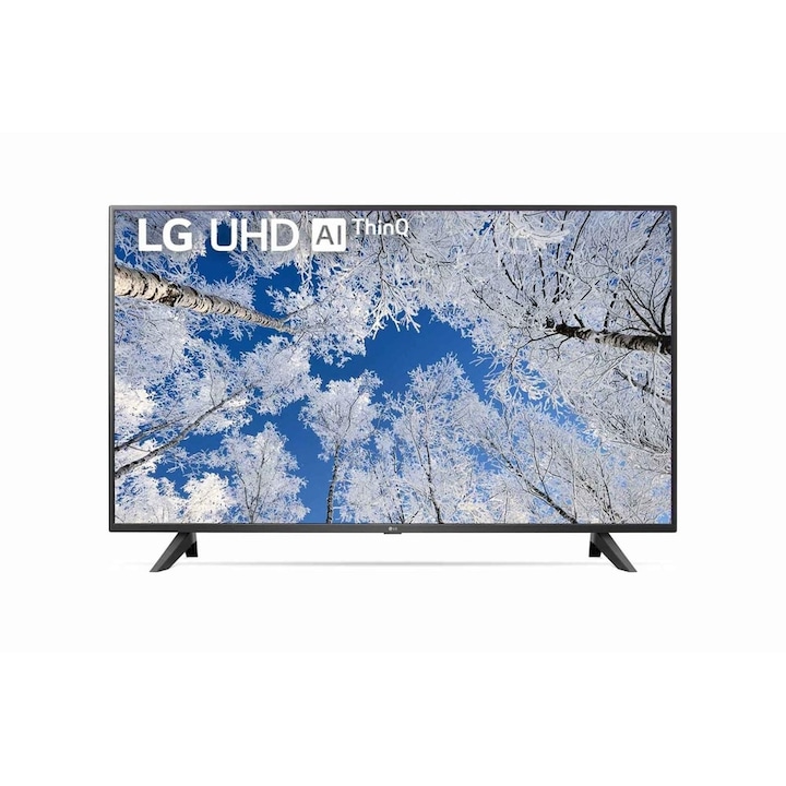 Televizor LG LED 65UQ70006LB, Smart TV 4K UHD, HDR, control vocal, functie de inregistrare, procesor 4K AI, 164 cm, negru