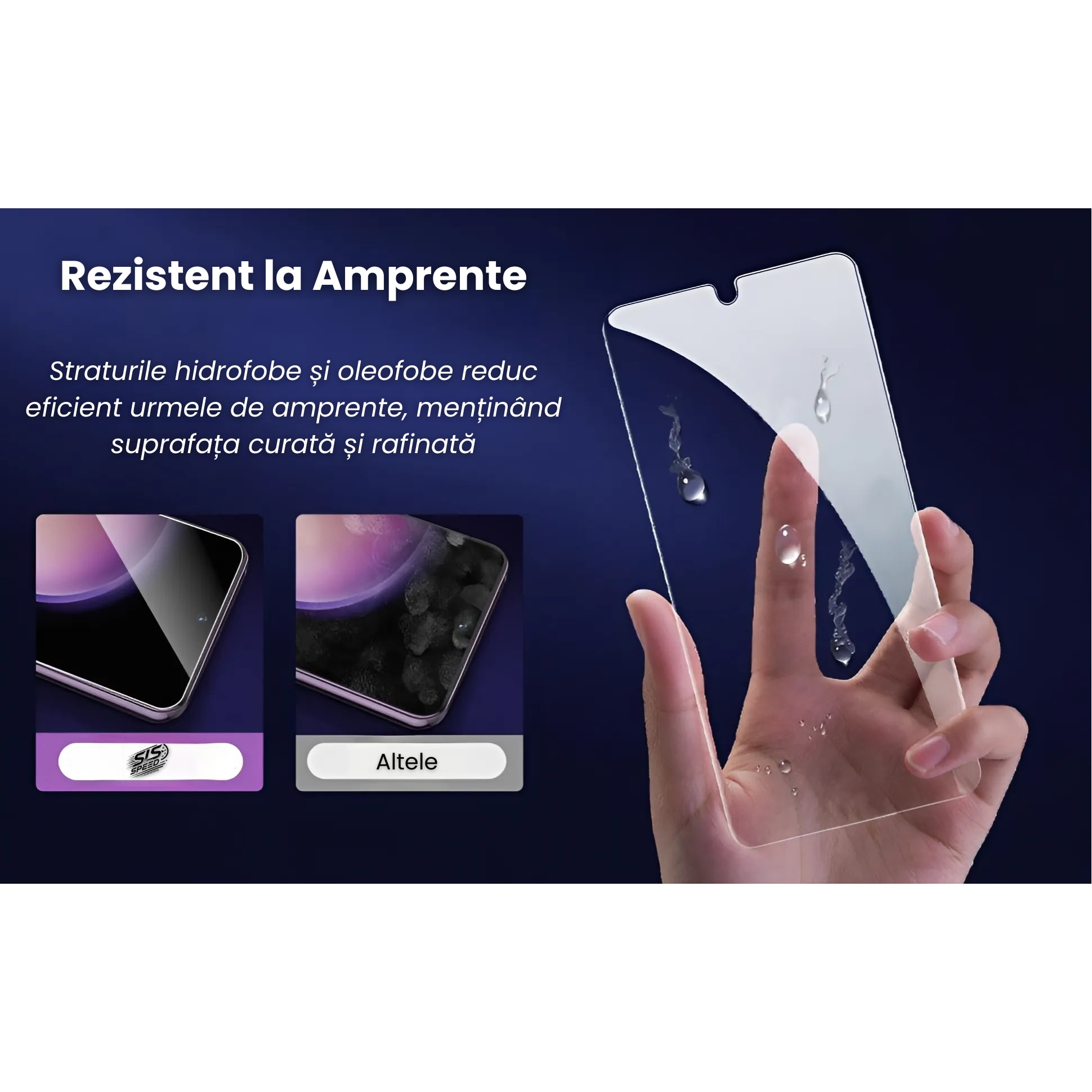 Set 2 Folii Privacy Glass, Amprenta Functionala, Fara Margini Negre, Sticla Securizata, Compatibil cu Samsung S25 Ultra, Ez Fit instalare usoara cu EASYAPP pentru indepartarea prafului, SLSpeed, Anti-zgarieturi, Anti-amprenta, anti-explozie, Anti-soc