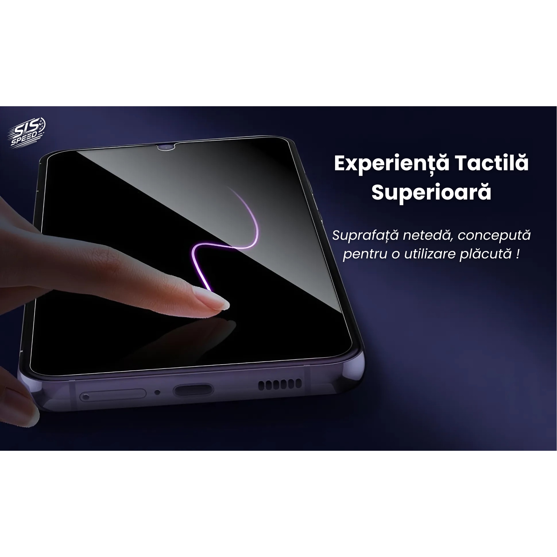 Set 2 Folii Privacy Glass, Amprenta Functionala, Fara Margini Negre, Sticla Securizata, Compatibil cu Samsung S25 Ultra, Ez Fit instalare usoara cu EASYAPP pentru indepartarea prafului, SLSpeed, Anti-zgarieturi, Anti-amprenta, anti-explozie, Anti-soc