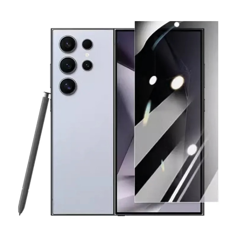 Set 2 Folii Privacy Glass, Amprenta Functionala, Fara Margini Negre, Sticla Securizata, Compatibil cu Samsung S25 Ultra, Ez Fit instalare usoara cu EASYAPP pentru indepartarea prafului, SLSpeed, Anti-zgarieturi, Anti-amprenta, anti-explozie, Anti-soc