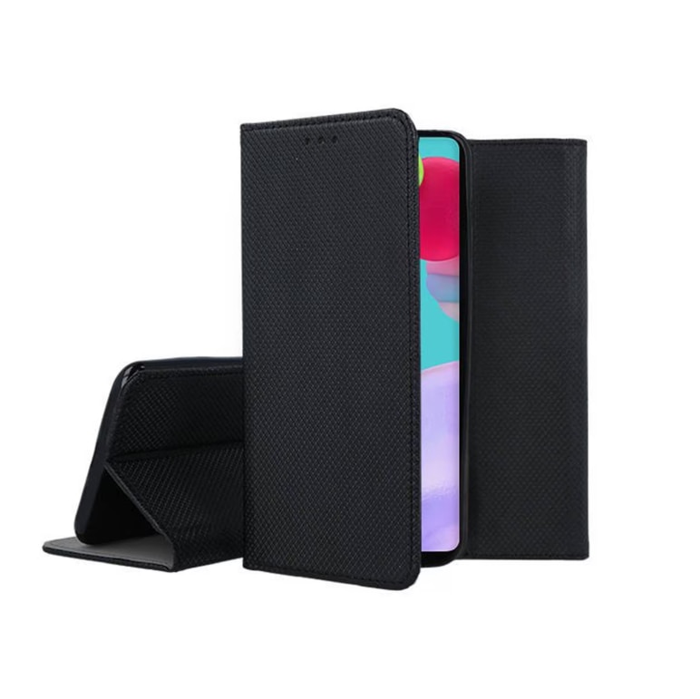 Husa protectie Tip Carte, Mat-Tech compatibila cu Samsung Galaxy A36 5G / A56 5G, Inchidere Magnetica, Buzunar interior pentru card, Protectie Completa, Functie de Stand, Negru