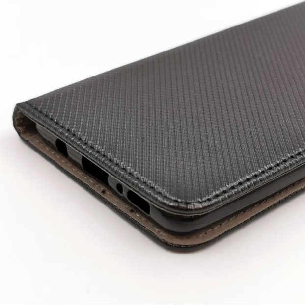 Husa protectie Tip Carte, Mat-Tech compatibila cu Samsung Galaxy A36 5G / A56 5G, Inchidere Magnetica, Buzunar interior pentru card, Protectie Completa, Functie de Stand, Negru