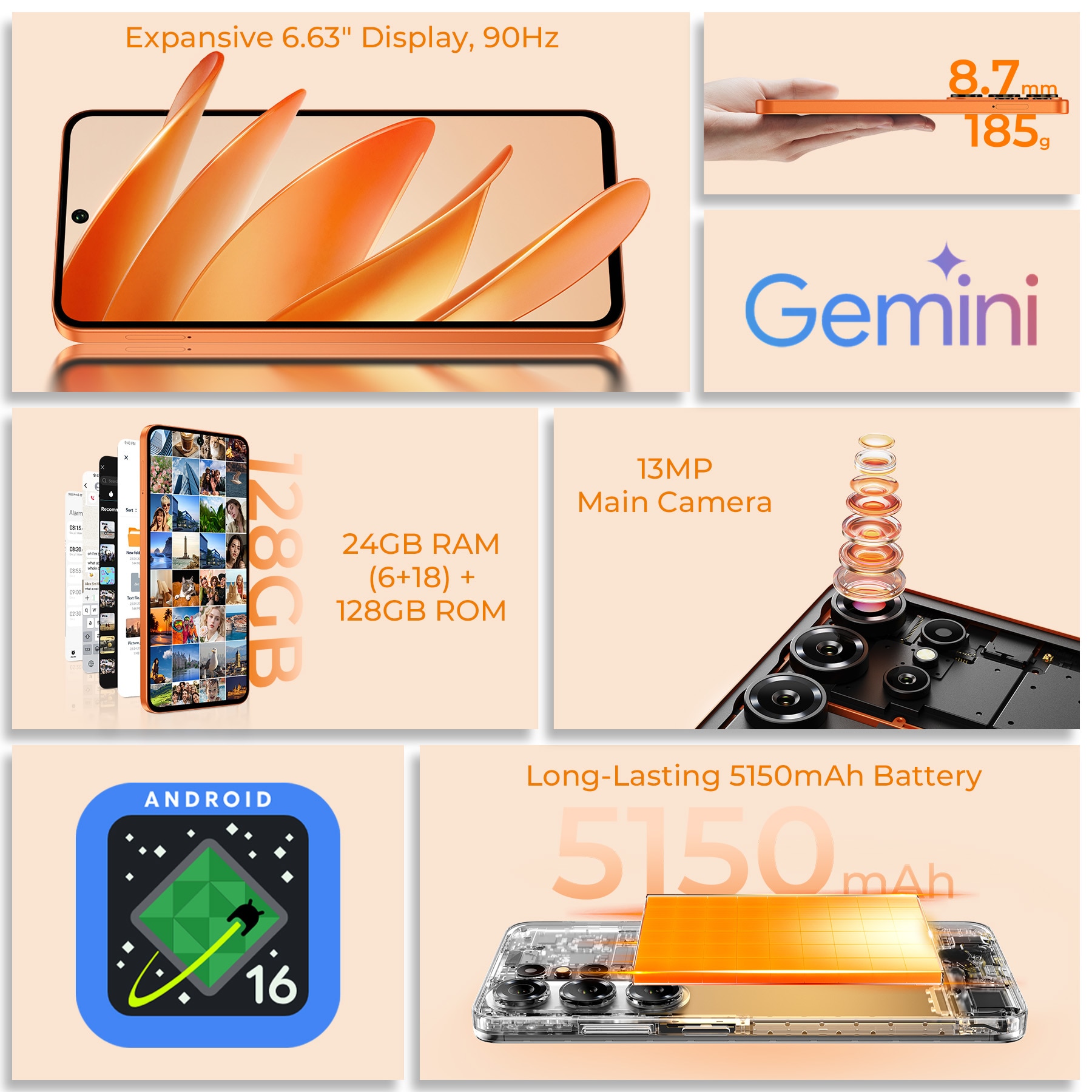 Telefon Oukitel C26, 6.63", 128GB, 6GB, 4G, mov
