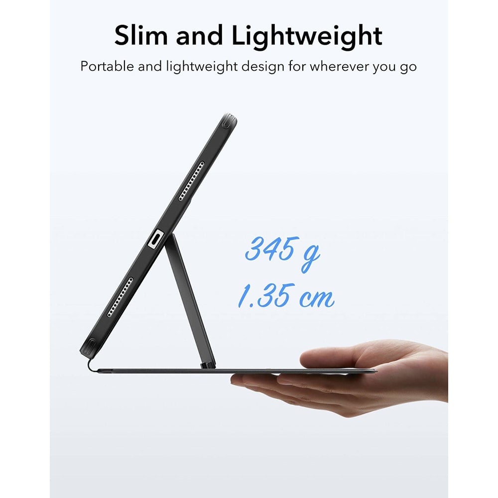 Husa pentru iPad 10 (2022) 10.9 / 11 (2025 - ESR FlipA Hybrid (with Pencil Holder) - Black
